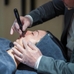 Exosome microneedling facial glowing skin results